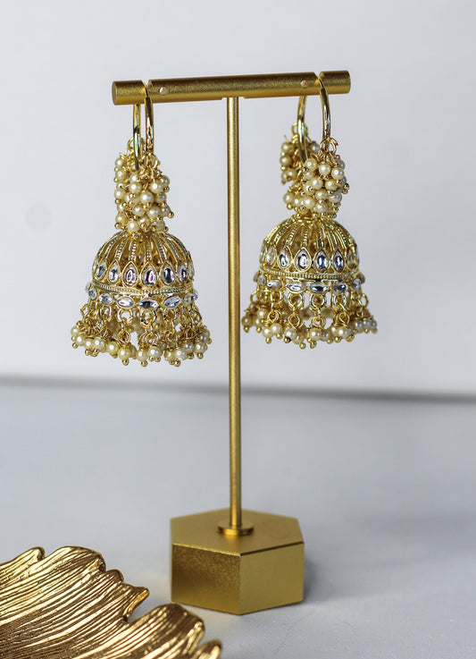 GOLD HOOP JHUMKE