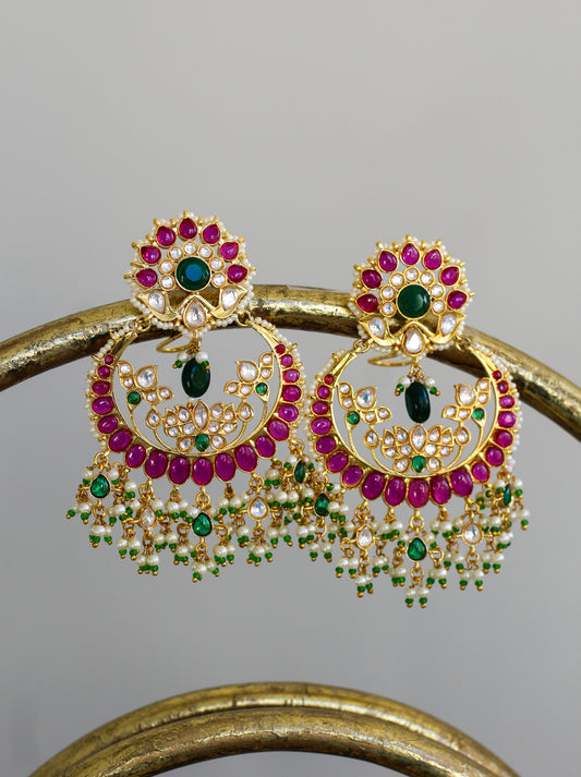 KUNDAN EARRINGS - 2201