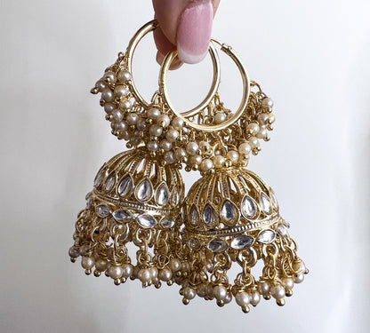 GOLD HOOP JHUMKE